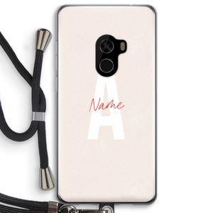 Strawberry Milkshake: Xiaomi Mi Mix 2 Transparant Hoesje met koord