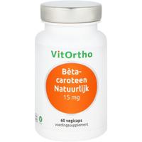 Vitortho beta-caroteen natuurlijk 15mg