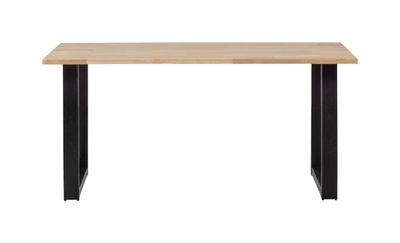 WOOOD Eettafel 'Tablo' met U-poot, 160 x 90cm