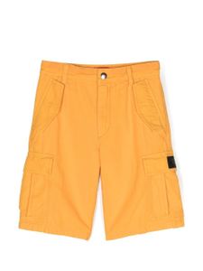 Diesel Kids short droit à poches cargo - Orange