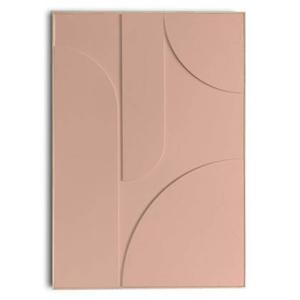 Reinders - Saturn Terra Pink - Relief Art Schilderij 70x50cm Hout