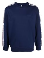 Moschino sweat à logo imprimé - Bleu - thumbnail