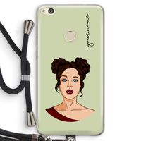 Pop-Art Creator: Huawei Ascend P8 Lite (2017) Transparant Hoesje met koord