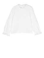 Zhoe & Tobiah blouse à bords en dentelle - Blanc - thumbnail