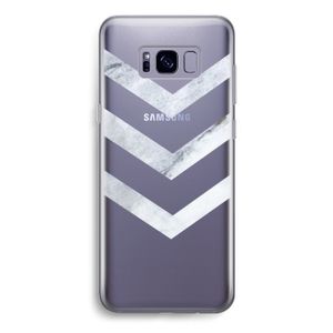 Marmeren pijlen: Samsung Galaxy S8 Transparant Hoesje