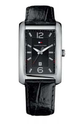 Horlogeband Tommy Hilfiger TH67930 / 1309 / 162-1-14-1148 / 162-1-14-1147 Leder Zwart 22mm