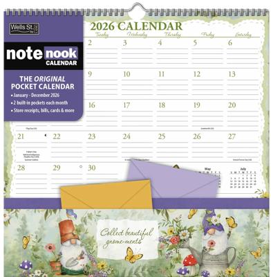 Gnomes Pocket Note Nook Kalender 2026