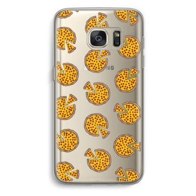 You Had Me At Pizza: Samsung Galaxy S7 Transparant Hoesje