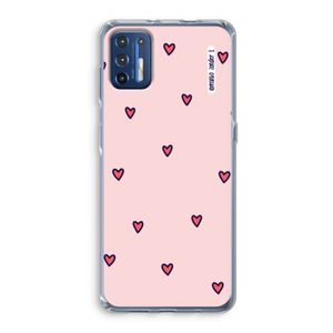 Hartjes: Motorola Moto G9 Plus Transparant Hoesje