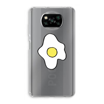 Spiegelei: Xiaomi Poco X3 NFC Transparant Hoesje