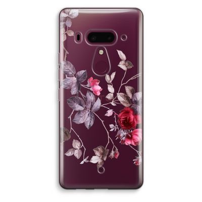 Mooie bloemen: HTC U12+ Transparant Hoesje