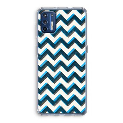 Onderbroken lijn: Motorola Moto G9 Plus Transparant Hoesje