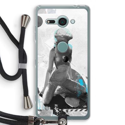 I will not feel a thing: Sony Xperia XZ2 Compact Transparant Hoesje met koord