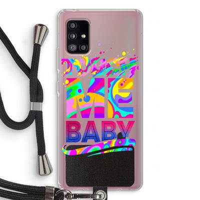 Touch Me: Samsung Galaxy A51 5G Transparant Hoesje met koord