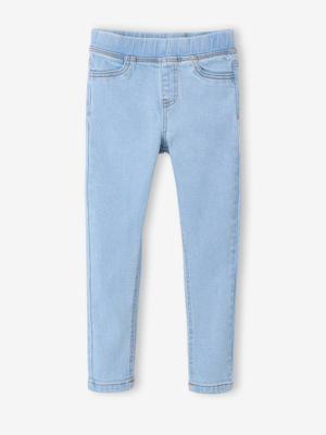 Jeans tregging voor meisjes gebleekt denim