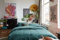 At Home At Home by BeddingHouse Tender Dekbedovertrek - Blauwgroen - thumbnail