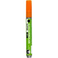 Creativ Company Glas- en porseleinstift glitter semi-dekkend - oranje