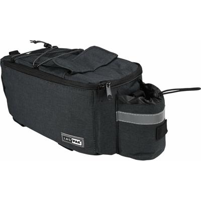 Lastpak Fietskoeltas - 7 liter - met schouderriem en extra opbergvak - donkergrijs