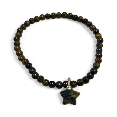 Tijgeroog Armband Ster - Tijgeroog - Spiritueelboek.nl