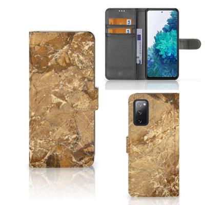 Samsung Galaxy S20 FE | Bookcase | Marmer Creme