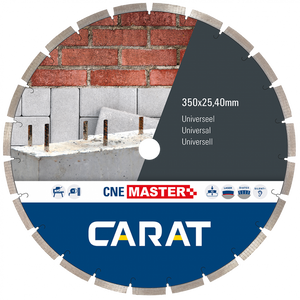 Carat DIAMANTZAAG UNIVERSEEL Ø400x25,40MM, CNE MASTER - CNEM400400 - CNEM400400