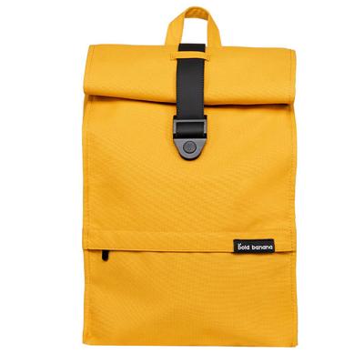 Bold Banana Roll Top Backpack Rugzak 15.6&apos;&apos; Yellow Beetle