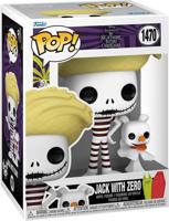 Disney Nightmare Before Christmas Funko Pop Vinyl: Jack with Zero