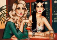 Kunstdruk Ekaterina More - Big City Lights 100x70cm