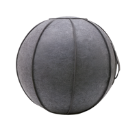 LifeSpan Fitness Workplace Office Chair Yoga Ball - Charcoal Felt