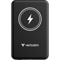 Verbatim Charge n Go Magnetic Wireless Powerbank 5000 mAh Fast Charge, Quick Charge 3.0, USB PD 3.0, Adaptive Fast Charge LiPo USB-C Zwart
