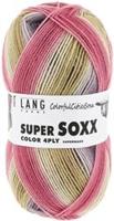 Lang Yarns Super Soxx Color 4-PLY 509 Olijf/Paars/Roze 1143 Burano