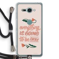 Optimistic flower girl: Sony Xperia XZ2 Compact Transparant Hoesje met koord