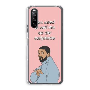 Hotline bling: Sony Xperia 10 III Transparant Hoesje
