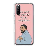 Hotline bling: Sony Xperia 10 III Transparant Hoesje Hotline bling: Sony Xperia 10 III Transparant Hoesje