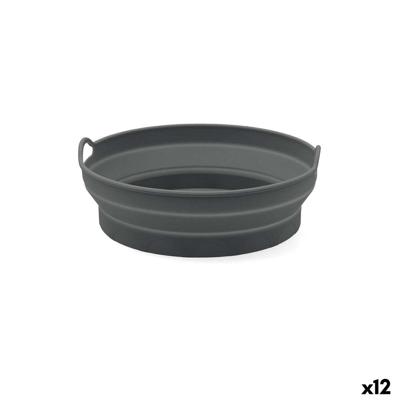Opvouwbaar siliconen mandje voor airfryer Quid Naturalia 20 x 20 x 7 cm (12 Stuks)