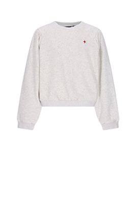 NoBell winter sweater meisjes - grijs - Kaila - furry