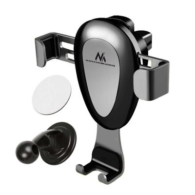 Autotelefoonhouder Maclean, universeel, voor ventilatierooster, zwaartekracht, max. afstand 90mm, MC-324