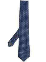 Brunello Cucinelli cravate à broderies - Bleu