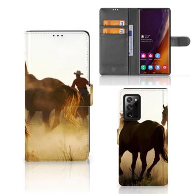 Samsung Galaxy Note20 Ultra | Telefoonhoesje | Met pasjeshouder | Design Cowboy