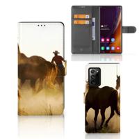 Samsung Galaxy Note20 Ultra | Telefoonhoesje | Met pasjeshouder | Design Cowboy