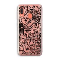 Vexx Black Mixtape: Samsung Galaxy A20e Transparant Hoesje