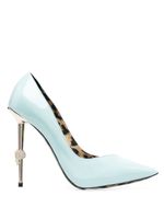 Philipp Plein escarpins Decollete 120 mm à fini verni - Bleu