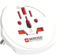 Skross PRO Light USB (2xA) - World netstekker adapter Universeel Wit - thumbnail