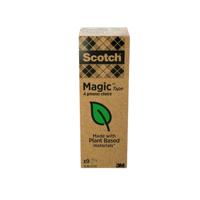 Plakband Magic Tape: A greener choice, ft 19 mm x 33 m, toren met 9 rollen