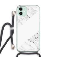 Biggest stripe: iPhone 11 Transparant Hoesje met koord