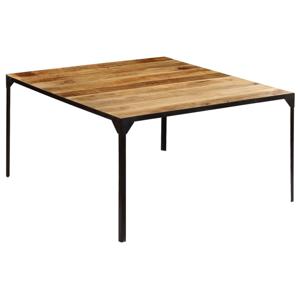 Eettafel 140x140x76 cm massief mangohout SKU: V246628