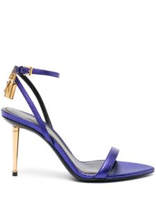 TOM FORD sandales Padlock 90 mm en cuir - Violet