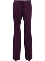 Jil Sander pantalon en laine à coupe évasée - Violet