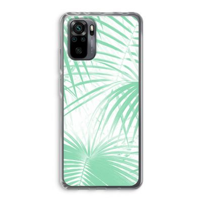 Palmbladeren: Xiaomi Redmi Note 10 Pro Transparant Hoesje