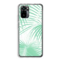 Palmbladeren: Xiaomi Redmi Note 10 Pro Transparant Hoesje Palmbladeren: Xiaomi Redmi Note 10 Pro Transparant Hoesje